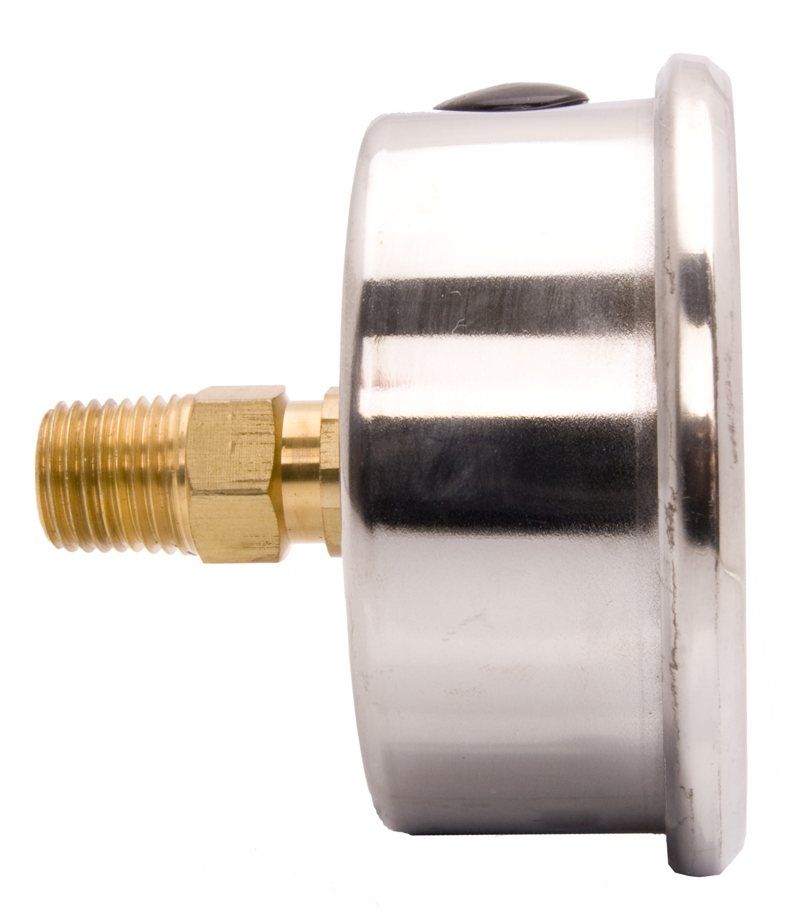 2-1/2" Oil Filled Pressure Gauge, SS Case, 1/4" NPT, Back Mount, 0-1,500PSI - Bild 2 von 4