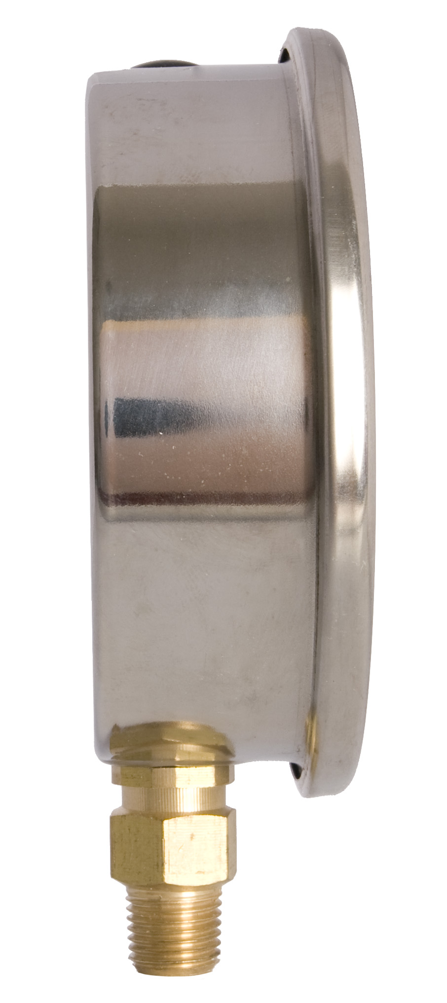 Medidor lleno de aceite de 4", estuche SS, 1/4" NPT, montaje inferior, 0-3.000 PSI (cara de color) - Imagen 2 de 2