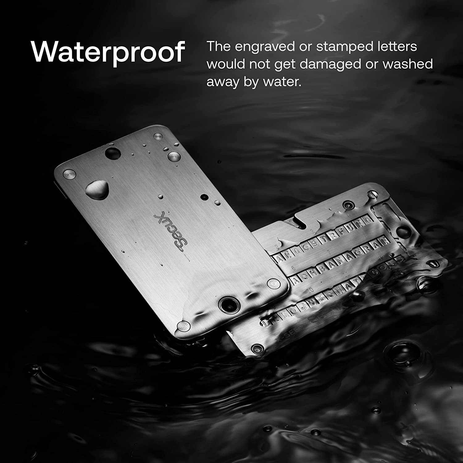 SecuX XSEED Pro Indestructible Bitcoin Wallet Crypto Seed Storage Steel  Plate | eBay