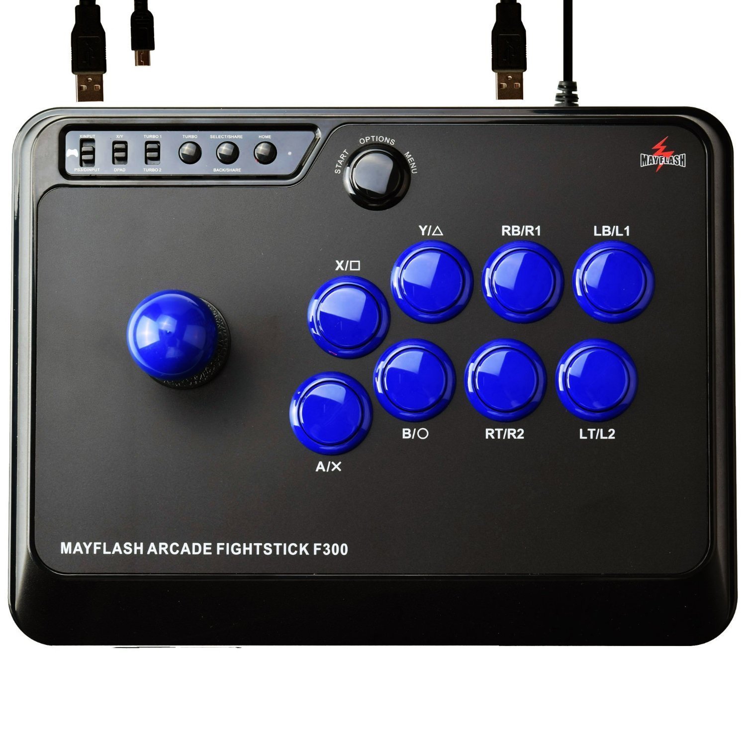 アケコン MAYFLASH ARCADE STICK F300 ジョイスティック Mayflash F300 Arcade Fight Stick Joystick for PS4 PS3 XBOX