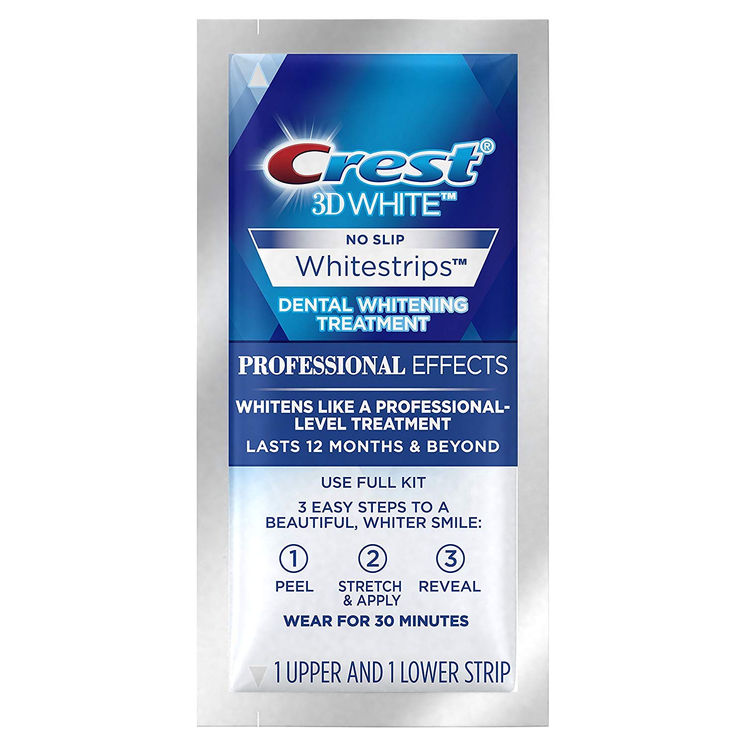 【タイムセール】クレスト　crest whitening Enamel-Safe Crest 3DWhitestrips Radiant Express Teeth
