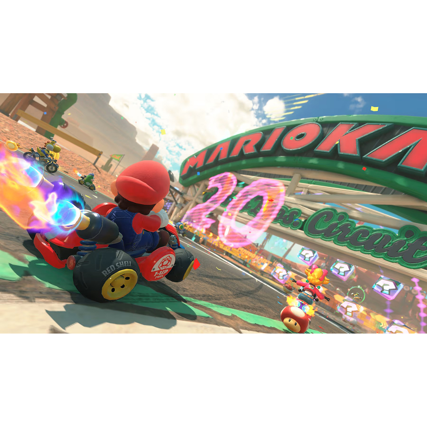 Nintendo Switch 2 with Mario Kart World and MightySkins Code